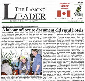 Lamont Leader Beer Parlour Project