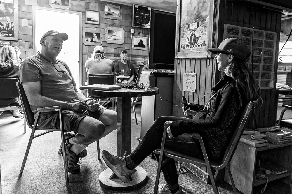 Blue Saloon Carseland Hotel Byron Robb