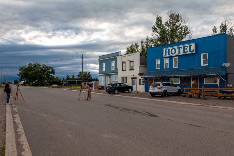 Blue Saloon Carseland Hotel Connie Biggart